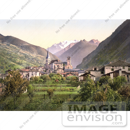 #18341 Photo of the Village of Viege, Visp, Valais, Switzerland by JVPD