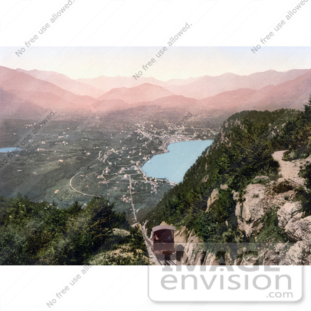 #18347 Photo of a Train Near Lugano, Tessin, Switzerland by JVPD