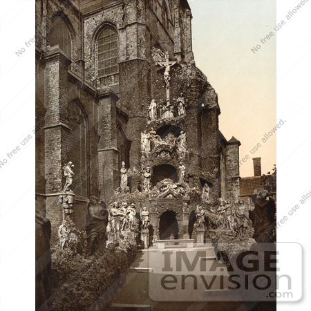 #18441 Photo of the Calvary at St. Paul’s Church in Antwerp, Flanders, Belgium by JVPD