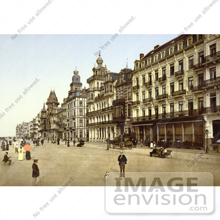 #18450 Photo of Pedestrians in Ostend, Belgium by JVPD