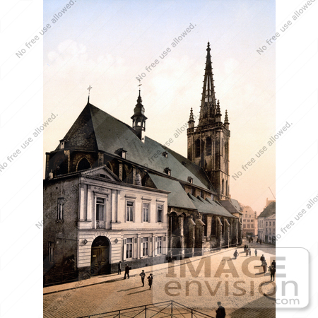 #18496 Photo of the Saint Gertrude Church in Louvain, Belgium by JVPD