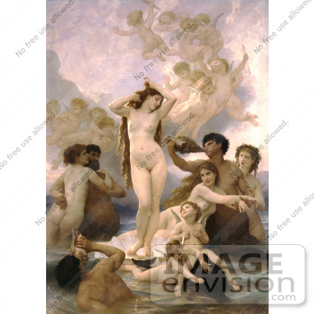 #18570 Photo of the Birth of Venus by William-Adolphe Bouguereau by JVPD