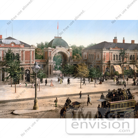 #18629 Photo of the Entrance Gate to Tivoli Gardens in Copenhagen, Denmark by JVPD