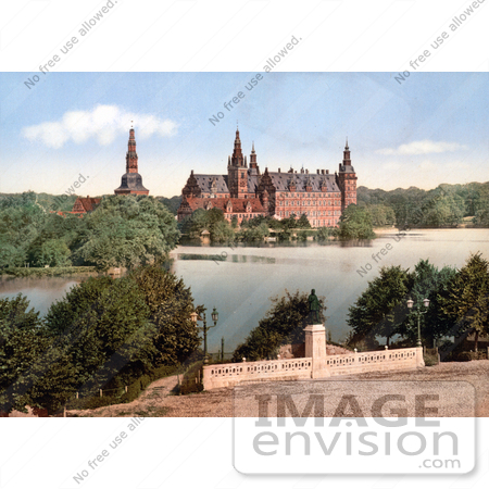 #18630 Photo of Frederiksborg Palace on Palace Lake in Copenhagen, Denmark by JVPD