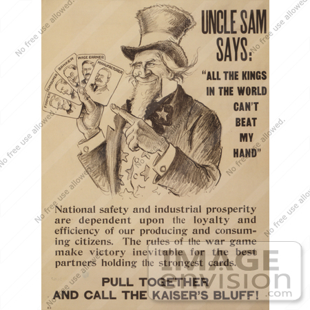 #1868 Uncle Sam says: All the Kings in the World Can by JVPD