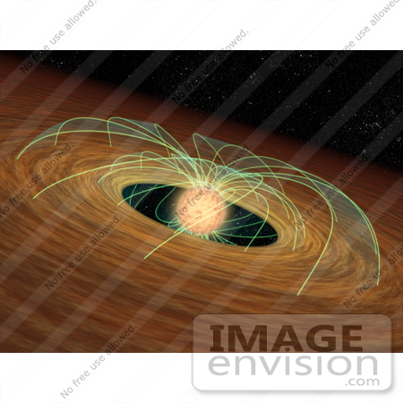 #18719 Photo of a Dusty Planet Forming Disk Slowing Down a Whirling Star by JVPD
