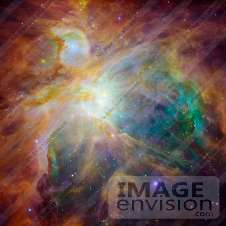#18742 Photo of Chaos Caused by Infant Stars in the Orion Nebula (Messier 42, M4, NGC 1976, Great Nebula in Orion, Great Orion Nebula, Ensis) by JVPD