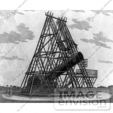 #18779 Photo of William Herschel’s 40 Foot Telescope by JVPD