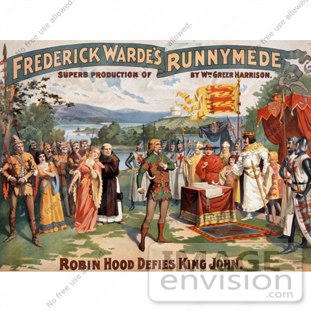 #18801 Photo of Frederick Warde as Robin Hood by JVPD