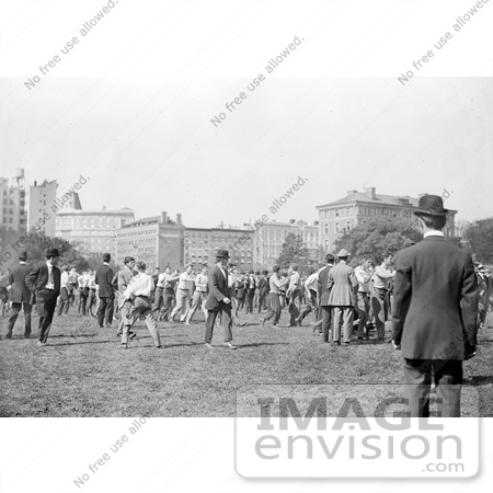 #18806 Photo of Men Playing Tug of War at Columbia University by JVPD