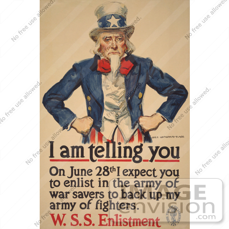 #1891 Uncle Sam - I am Telling You by JVPD