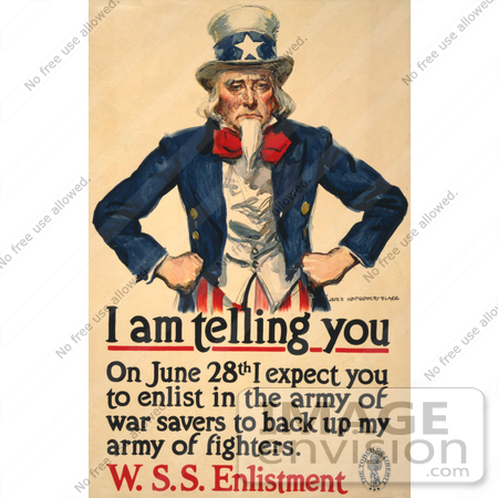#1902 Uncle Sam - I am Telling You by JVPD