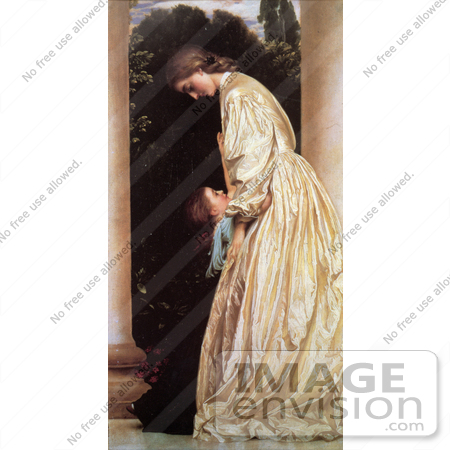 #19113 Photo of Sisters Hugging by Frederic Lord Leighton by JVPD