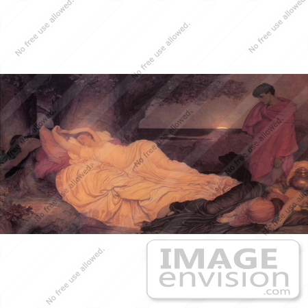 #19127 Photo of Cymon and Iphigenia by Frederic Lord Leighton by JVPD