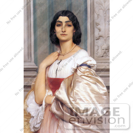 #19134 Photo of a Roman Woman, La Nanna by Frederic Lord Leighton by JVPD