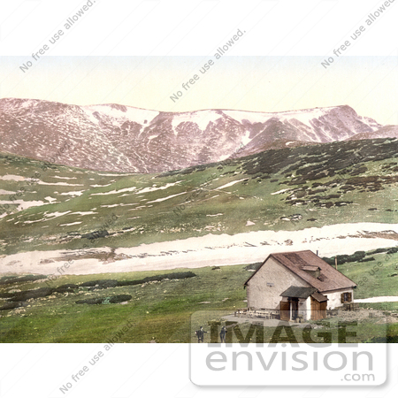 #19423 Photo of Dambokhaus on the Schneeberg Mountain in the Alps of Lower Austria, Austro-Hungary by JVPD