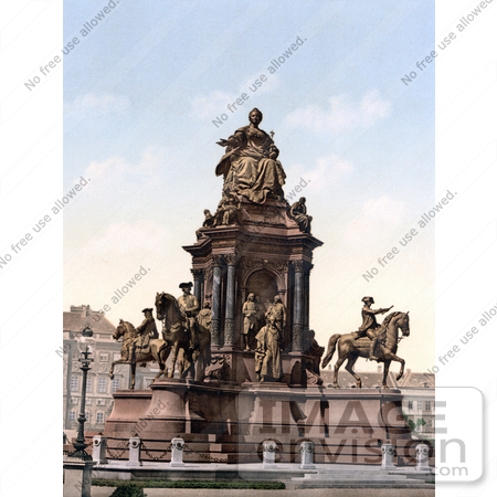 #19473 Stock Photo of the Monument to Maria Theresa in Vienna, Austria by JVPD