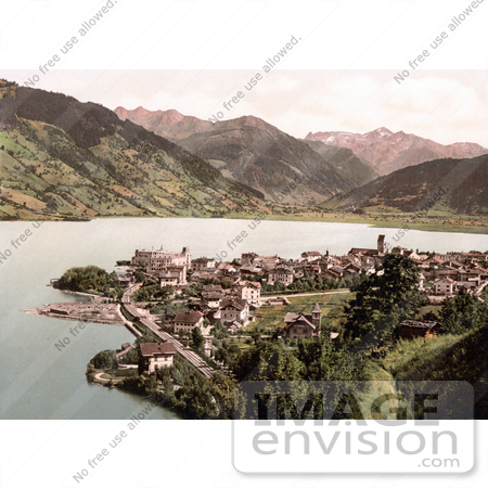 #19485 Photo of the Village of Zell on the Zell am See Lake, Austria by JVPD