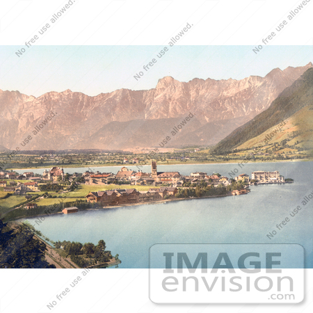 #19496 Photo of the Village of Zell on the Zeller See Lake, Salzburg, Austria by JVPD