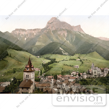#19497 Photo of the Village of Eisenerz in the Erzbach Valley, Styria, Upper Austria by JVPD