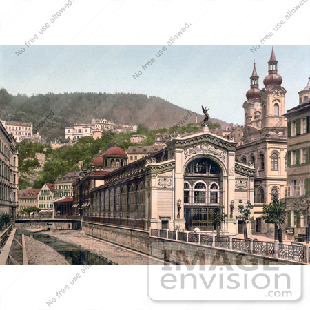 #19529 Photo of the Sprudel Colonnade in Carlsbad, Bohemia, Czech Republic by JVPD