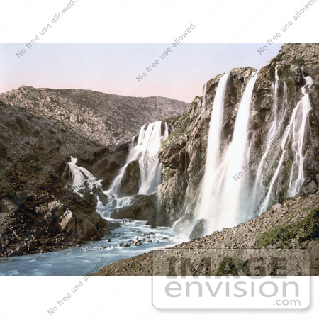 #19554 Photo of Cascading Waterfalls Near Knin, Dalmatia, Croatia by JVPD