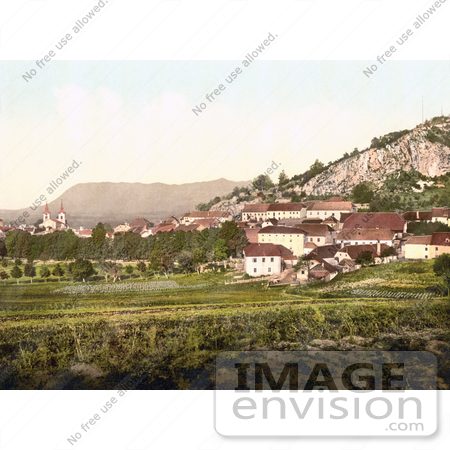 #19567 Photo of the Village of Postojna, Postumia, Adelsberg in Carniola, Slovenia by JVPD