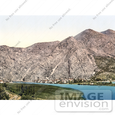 #19569 Photo of the Village of Omis, Almissa, Dalmatia, Croatia by JVPD