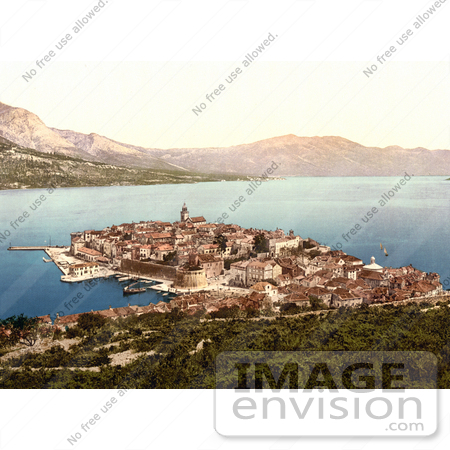 #19575 Photo of the Island City of Korcula, Dalmatia, Croatia by JVPD