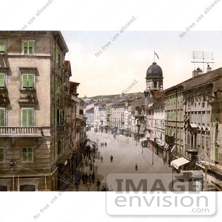 #19577 Photo of the Corso in Rijeka, Fiume, Croatia by JVPD