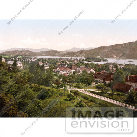 #19601 Photo of the City of Portschach am Worthersee on Lake Woerth, Klagenfurt-Land, Carinthia, Austria by JVPD