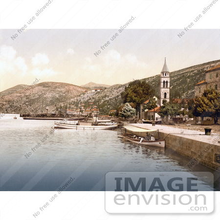 #19602 Photo of the Village of Gravosa, Dalmatia by JVPD