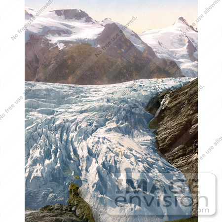 #19604 Photo of Pasterze Glacier and Grossglockner Mountain in Carinthia, Austria by JVPD