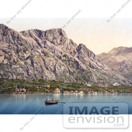 #19621 Photo of the Village of San Matteo as Seen From Dobrota in Montenegro by JVPD