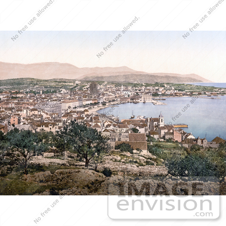 #19659 Photo of the Cityscape of Split, Spalatum, Spalato, Croatia by JVPD