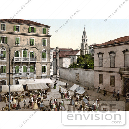 #19716 Photo of Erbe Square in Zadar, Iadera, Zara, Croatia by JVPD