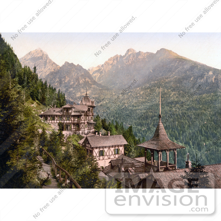 #19741 Photo of the Gorgeous Hotel Rosa, Great Kohlbacherthal of the Tatra Mountains in Slovakia by JVPD