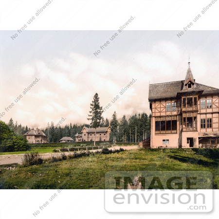 #19779 Photo of Buildings in Westerheim or Weszterheim, Tatra, Austro-Hungary by JVPD