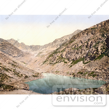 #19782 Photo of The Long Lake, Langer See, in Felkaer or Felka Valley, Austro-Hungary by JVPD