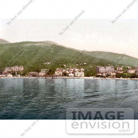 #19786 Photo of the Waterfront Village of Opatija, Abbazia, Sankt Jakobi, Istria, Croatia by JVPD