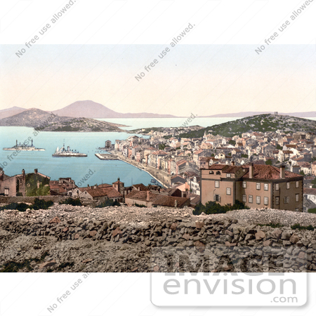 #19795 Photo of the Town and Harbor of Mali Losinj, Lussin-Piccolo, Lussinpiccolo, Losinj, Istria, Croatia by JVPD