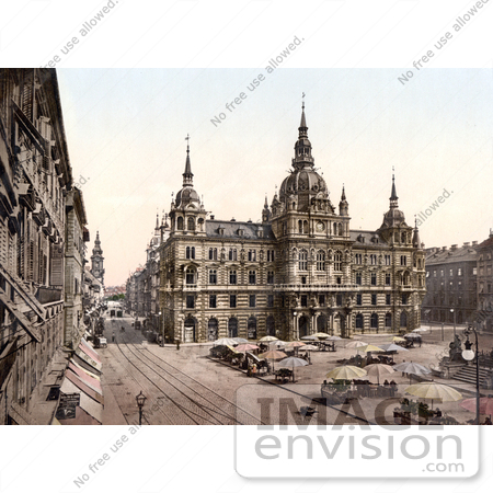 #19900 Stock Picture of the Court House in Graz, Styria, Austria by JVPD
