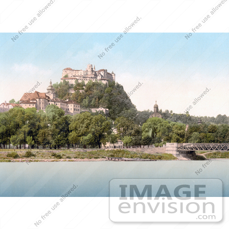 #19902 Stock Picture of Fortress Hohensalzburg in Salzburg, Austria by JVPD