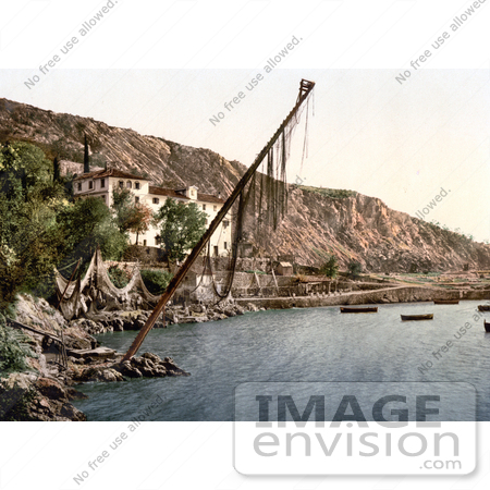 #19910 Stock Picture of the Fishing Village of Volosko on the Kvarner Gulf in Opatija, Croatia by JVPD