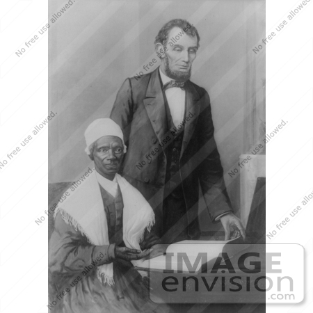 #1994 Abraham Lincoln showing Sojourner Truth by JVPD