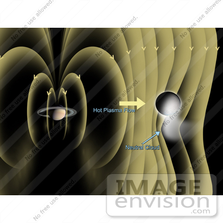 #20038 Stock Photography of the Atmosphere of Enceladus by JVPD