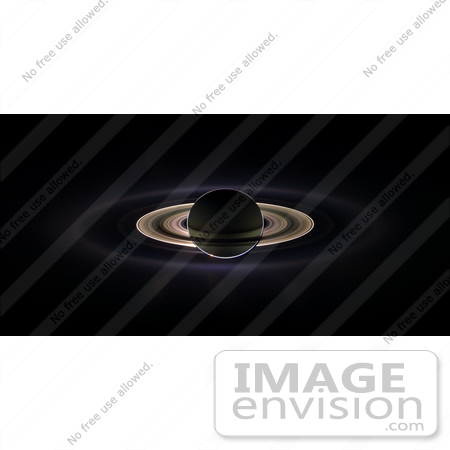 #20045 Stock Photography of an Eclipse of the Sun and Saturn by JVPD