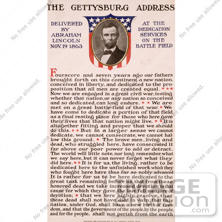 #2008 The Gettysburg Address Delivered by Abraham Lincoln by JVPD