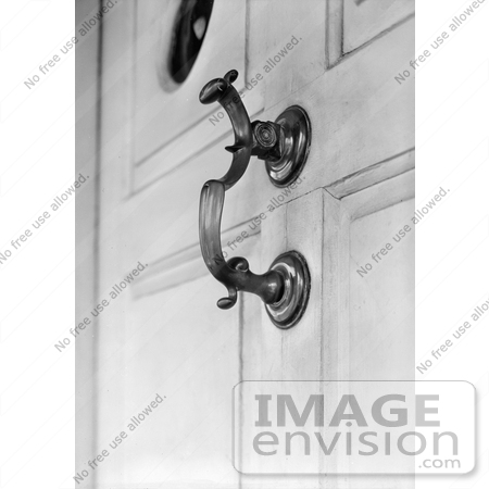 #20112 Stock Photo: Doorknocker at the Wyckoff-Bennett House by JVPD