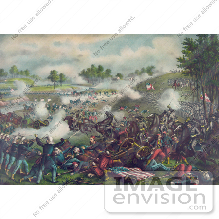 #20137 Stock Photography: First Battle of Bull Run, First Battle of Manassas by JVPD